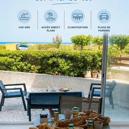 Le Refuge Marin - Vue - Acces Direct - Terrasse - Climatisation - Place De Parking Leucate